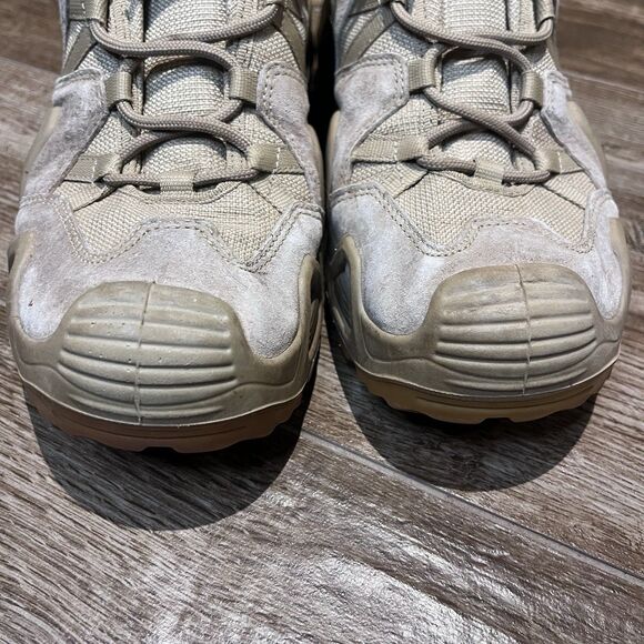 LOWA Zephyr GTX Mid TF Tactical Boots Men’s Size 11 Beige Gore-Tex Waterproof - Picture 5 of 14
